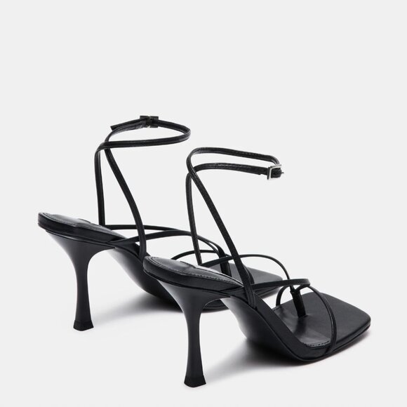 Steve Madden Black Annie Heels - Picture 5 of 7